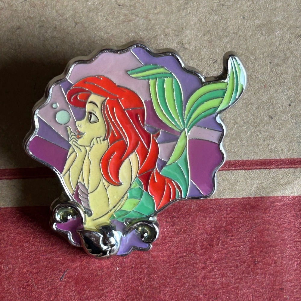 Loungefly Ariel Stained Glass Pin Little Mermaid Disney